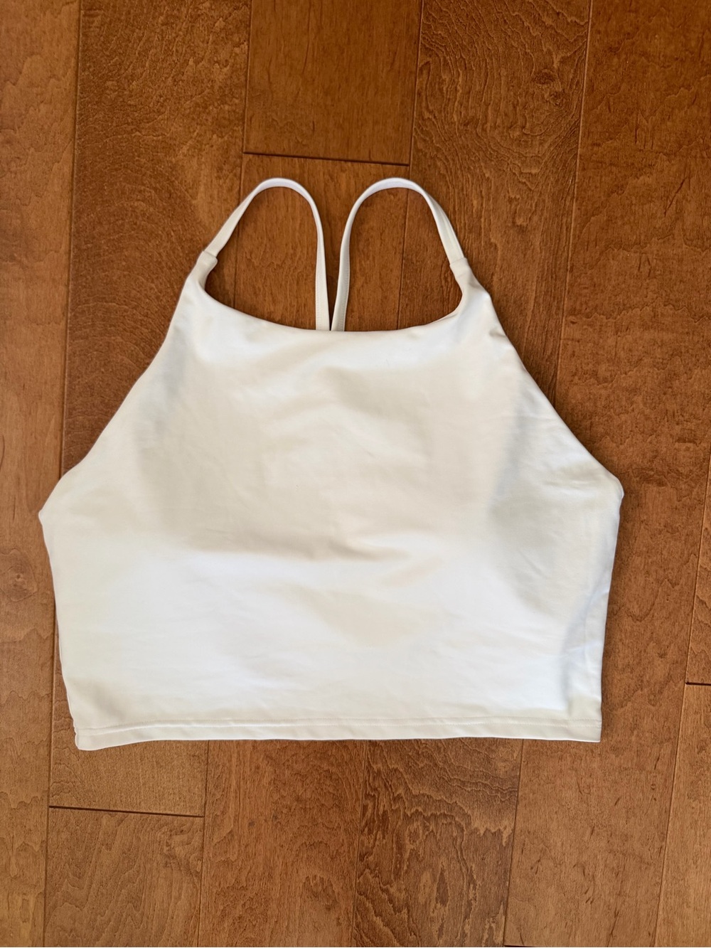 Old Navy White High-Neck Crop Bralette Top